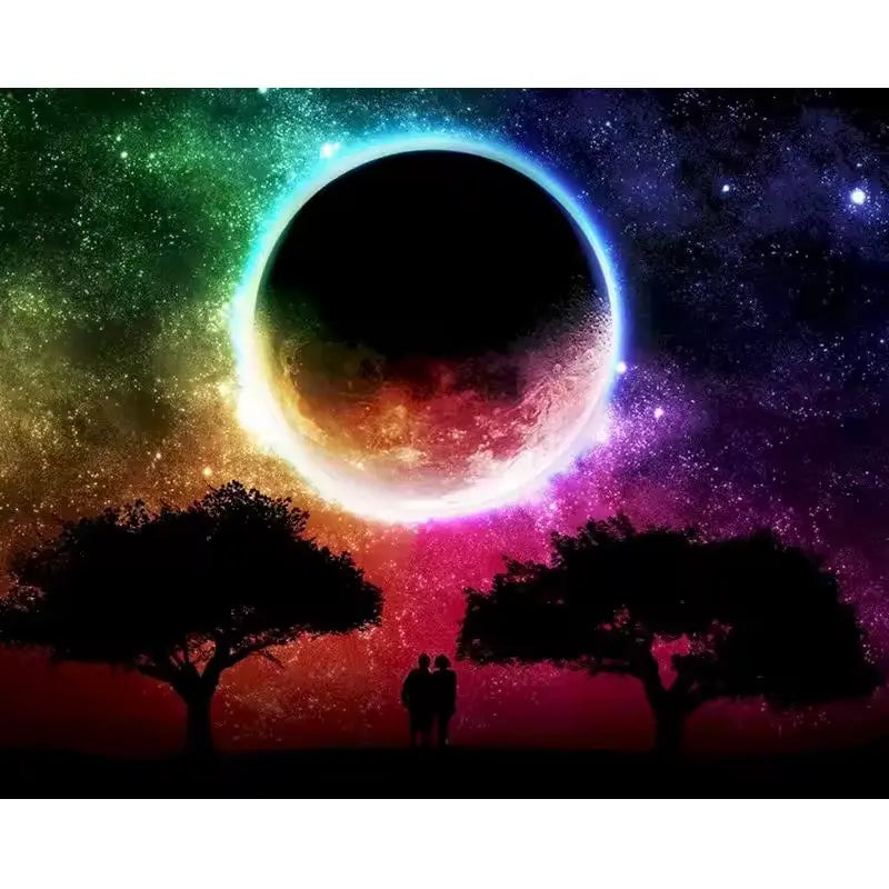 Lune éclipse Pop Art