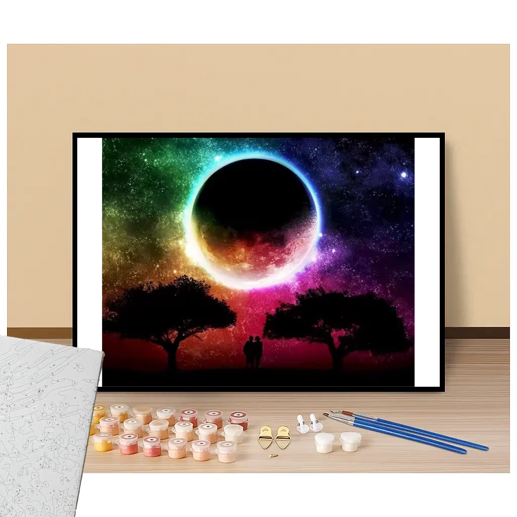 Lune éclipse Pop Art