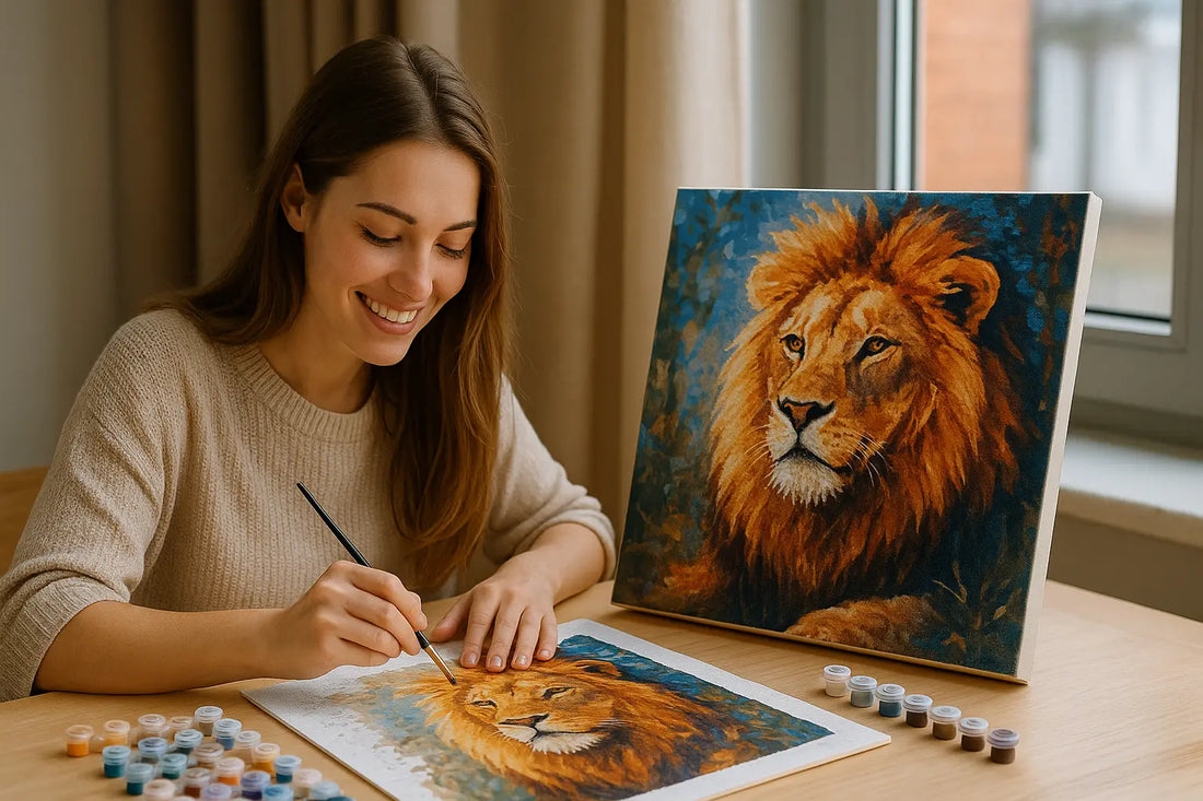 Comment réussir parfaitement sa première peinture par numéros ?