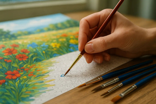 Quel pinceau choisir pour la peinture par numéros ? Guide complet