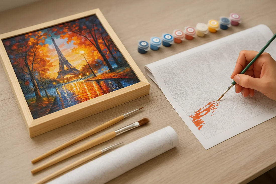 Toile roulée ou montée sur cadre : que choisir pour sa peinture par numéros ?