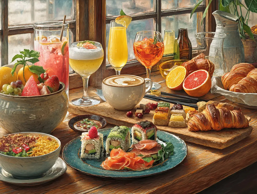 Food & Drinks - Collection peinture par numéros Steloria