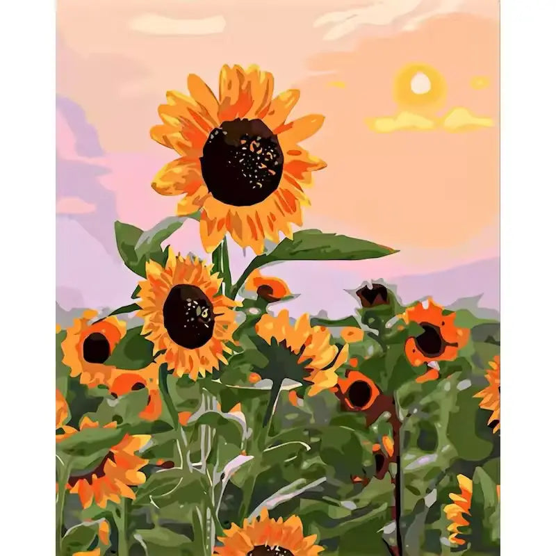 Champs de tournesols