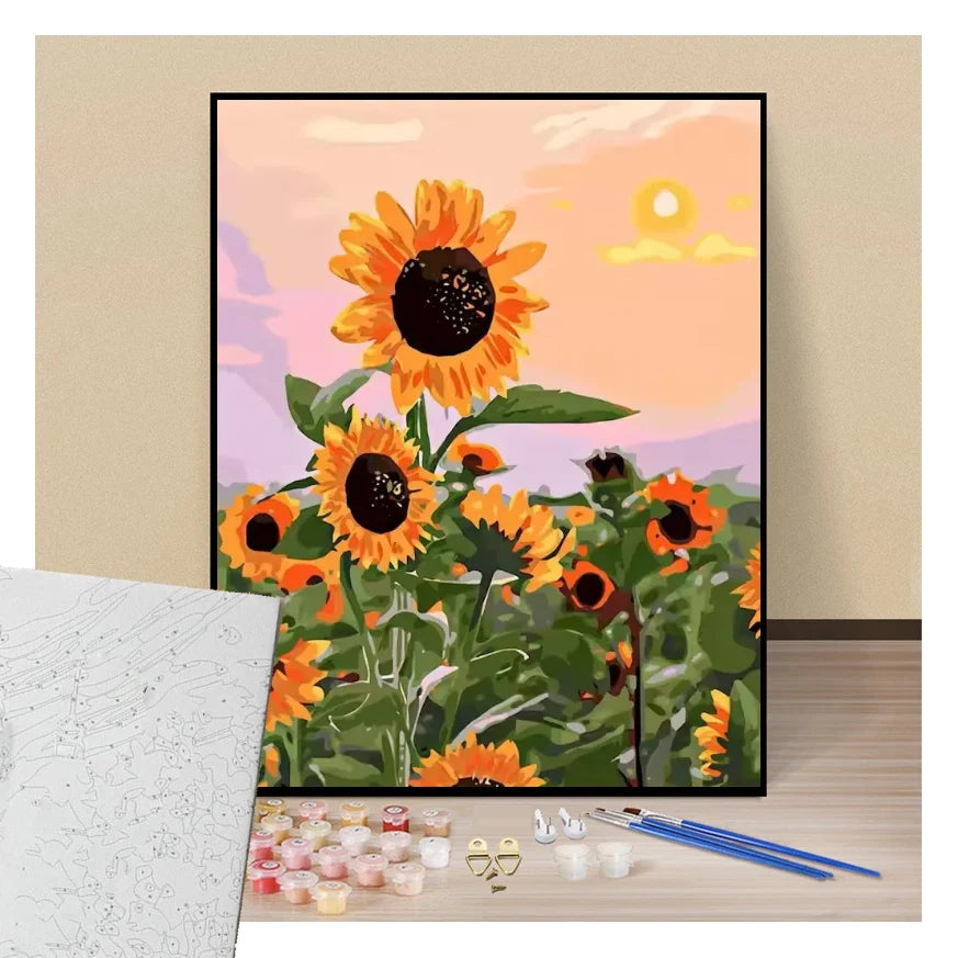 Champs de tournesols