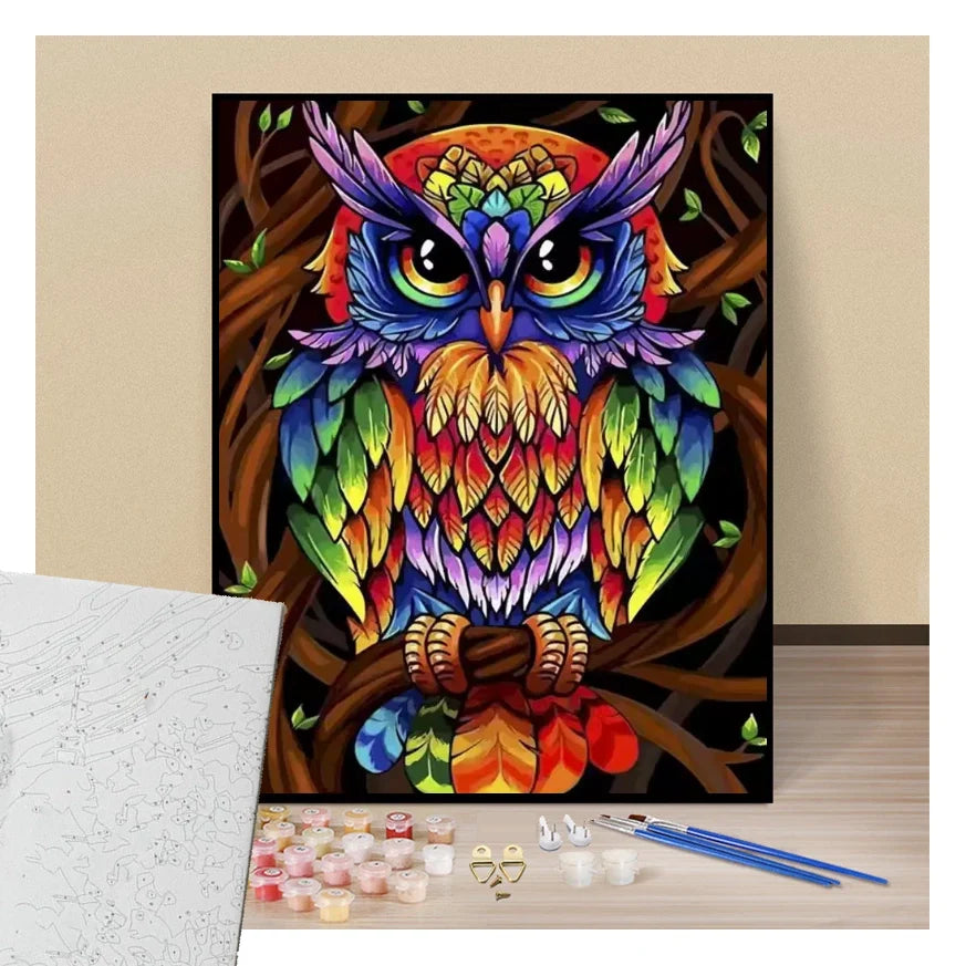 Hibou Pop Art