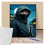 Peinture par numéros affiche kage no ninja manga présentation du contenu