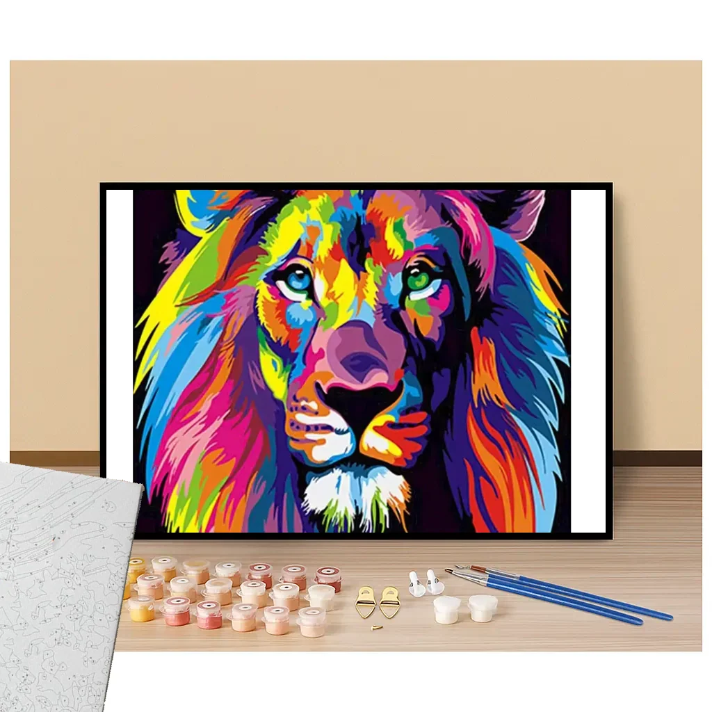 Lion Pop Art