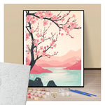 Matinée sakura sur la baie