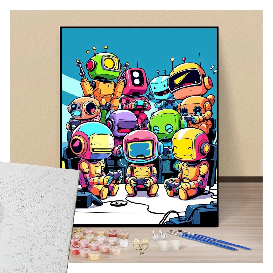 Mini Robots Chibi Video Game - Manga
