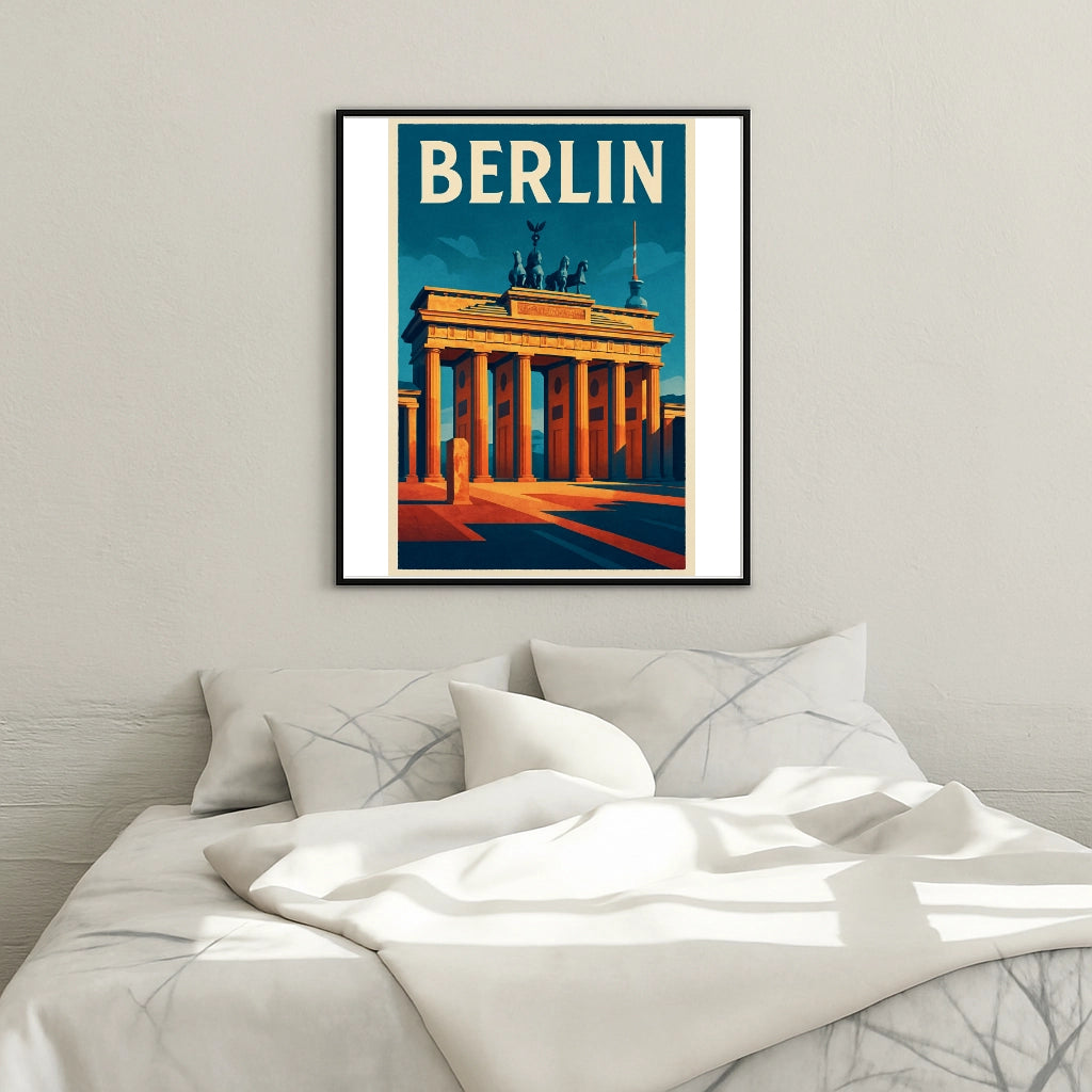 Peinture par numéros affiche Berlin - Tableau