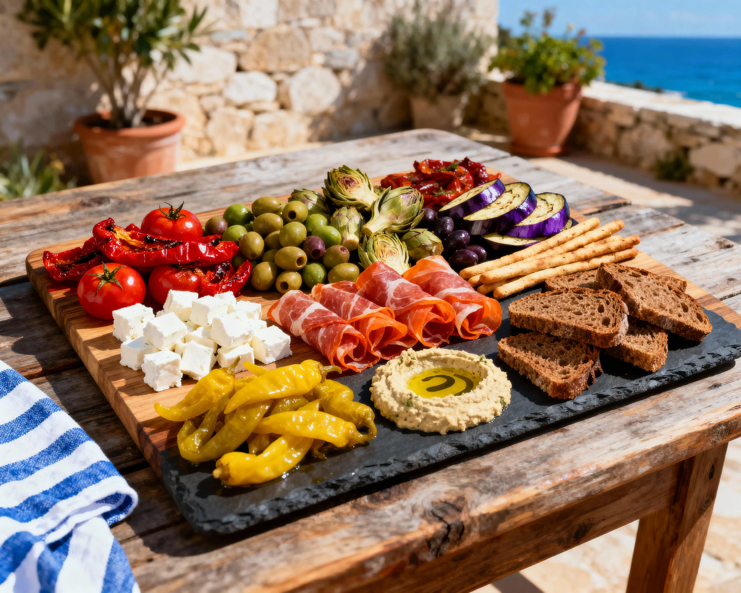 Peinture par numéros planche apéritive