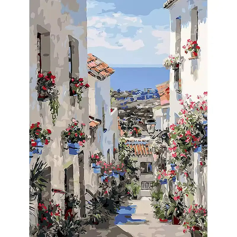 Ruelle fleurie