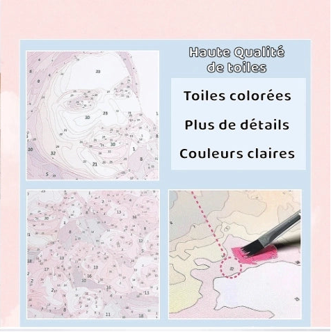 Peintures par numéros Steloria propriétés