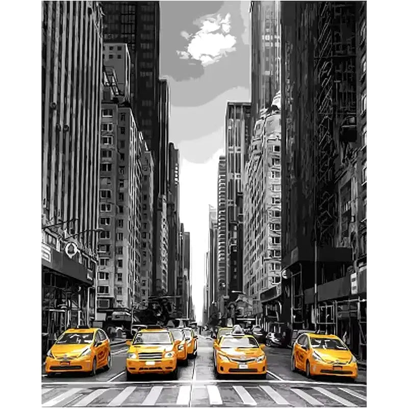 Taxis jaunes de New-York - New-York